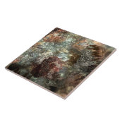 Gerüchte Schichten brauner Kristalle Fliese (Seite)