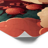 Gerüchte Tones Rabbit Chinesisch Neues Jahr Poster (Ecke)