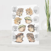 Gerüchte über Erntedank oder die Türkei Day Card Karte (Vorderseite)