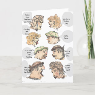 Gerüchte über Erntedank oder die Türkei Day Card Karte