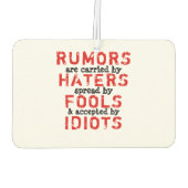 Gerüchte (Weitere Optionen) - Autolufterfrischer (Rückseite)