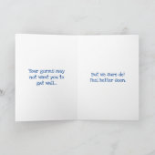 Gerüchte werden gut karte (Innenseite)