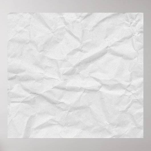 Gerümpeltes Weißbuch: Texturierter Hintergrund Poster (Vorne)