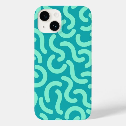 Gerundete Linien Nahtlose Muster Case-Mate iPhone Hülle (Rückseite)