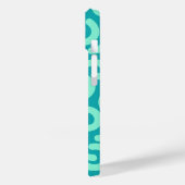 Gerundete Linien Nahtlose Muster Case-Mate iPhone Hülle (Rückseite / Links)