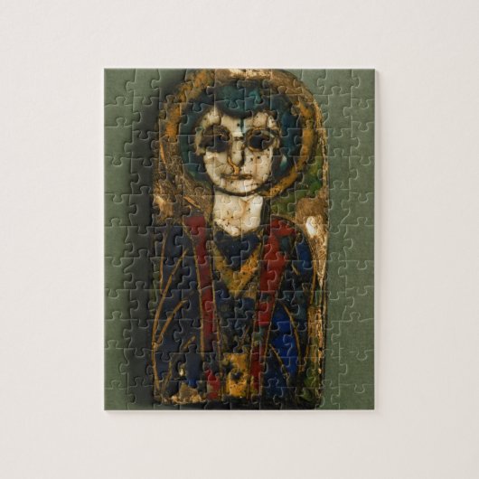 Gerundete Plakette, Christus oder ein Heiliges Puzzle (Vertikal)