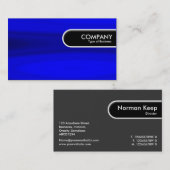 Gerundeter Rand-Umbau - blaue Galaxie Visitenkarte (Vorne/Hinten)