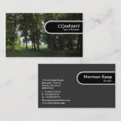 Gerundeter Rand-Umbau - Holz Visitenkarte (Vorne/Hinten)