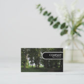 Gerundeter Rand-Umbau - Holz Visitenkarte (Stehend Vorderseite)