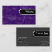 Gerundeter Rand-Umbau - lila Erde Visitenkarte (Vorne/Hinten)