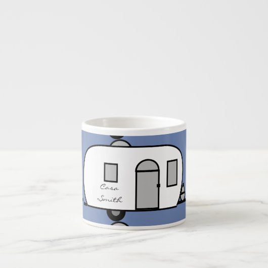 Gerundeter Reiseanhänger Thunder_Cove Espressotasse (Vorderseite)