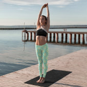 gerundetes Retro Capri Leggings