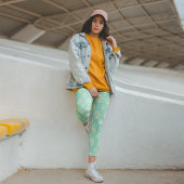 gerundetes Retro Leggings