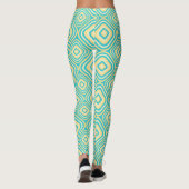 gerundetes Retro Leggings (Rückseite)