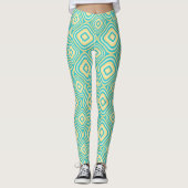 gerundetes Retro Leggings (Vorderseite)