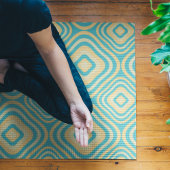 gerundetes Retro Yogamatte