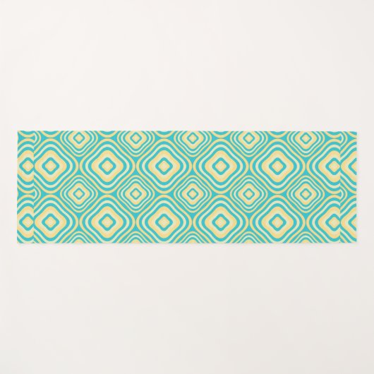 gerundetes Retro Yogamatte (Vorderseite (Horizontal))