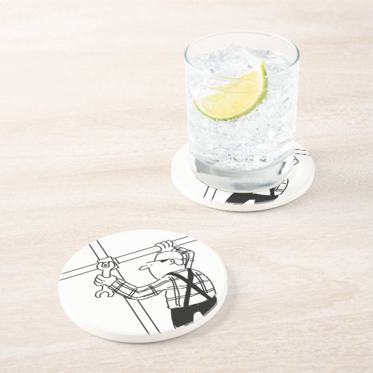 Gerüst Getränkeuntersetzer (Seite)