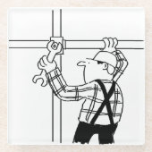 Gerüst Glasuntersetzer (Vorderseite)