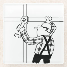 Gerüst Glasuntersetzer