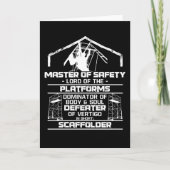 Gerüst Master Safety Lord Platines Karte (Vorderseite)