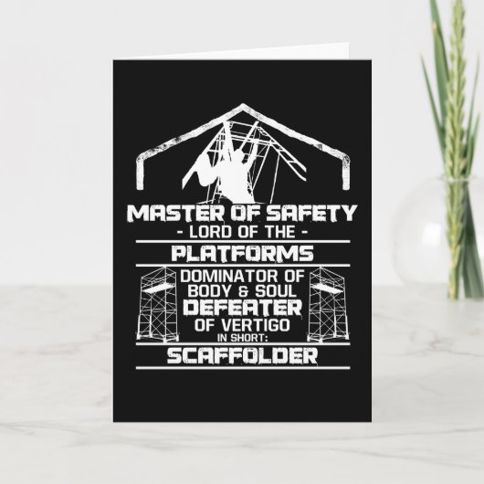 Gerüst Master Safety Lord Platines Karte (Vorderseite)