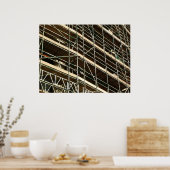 Gerüst Poster (Küche)