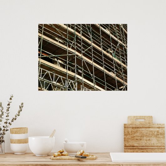 Gerüst Poster (Küche)