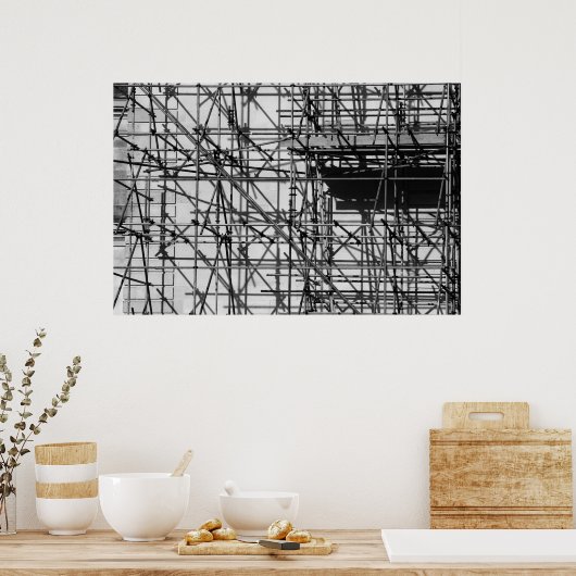 Gerüst Poster (Küche)