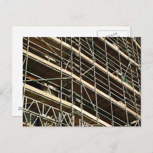 Gerüst Postkarte (Vorne/Hinten)