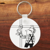 Gerüst Schlüsselanhänger (Vorderseite)