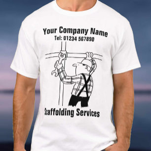 Gerüst-Services-Cartoon T-Shirt