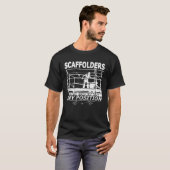 Gerüstbauarbeiter T-Shirt (Vorne ganz)