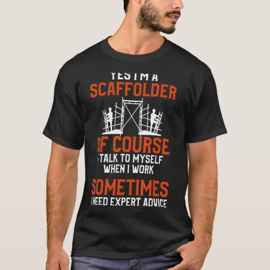 Gerüstbauer Experte Gerüstbauer Gerüstbau 1 T-Shirt (Vorderseite)
