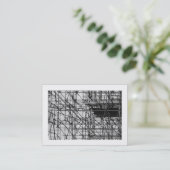 Gerüste (grenzt) visitenkarte (Stehend Vorderseite)