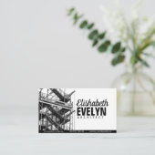 Gerüste im Graustufen-Foto Visitenkarte (Stehend Vorderseite)