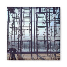 Gerüste in der Lobby