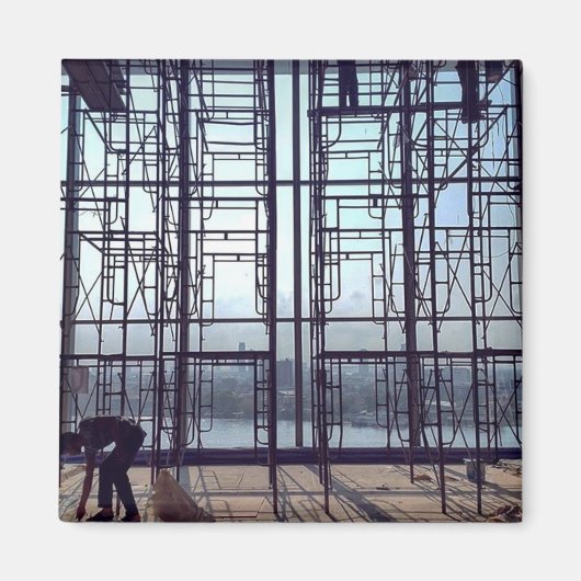 Gerüste in der Lobby Magnet (Vorne)