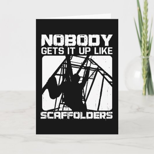 Gerüste lassen Gerüstbauten entstehen Karte (Vorderseite)