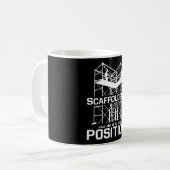 Gerüste positionieren Gerüstbauer Kaffeetasse (Vorderseite Links)
