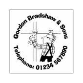 Gerüste und Gerüste Gummistempel (Prägung)