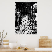 Gerüstschatten Poster (Küche)