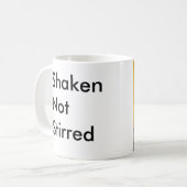 Gerüttelt nicht gerührt kaffeetasse (Vorderseite Links)