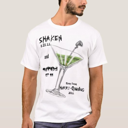 Gerüttelt und gerührt T-Shirt (Vorderseite)