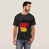 Gery Country With Ger Flag Distressed T-Shirt (Vorne ganz)