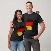 Gery Land mit Gery Flagge Distressed T-Shirt (Unisex)