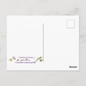 Gesagtes Links Funny Argument Zitat Handgeschriebe Postkarte (Rückseite)