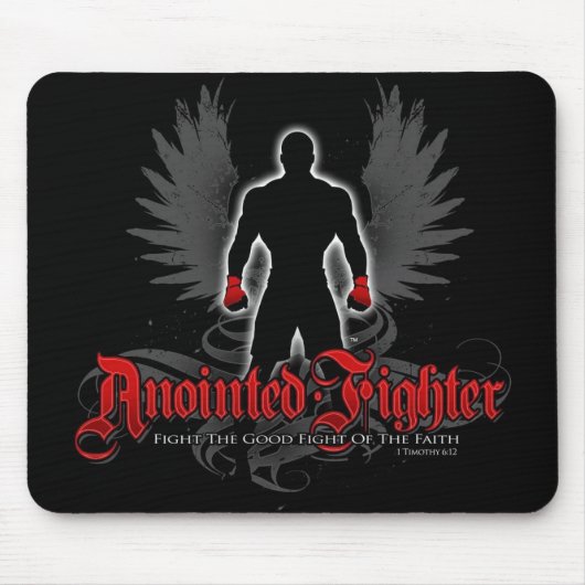 Gesalbter Kämpfer Mousepad (Vorne)