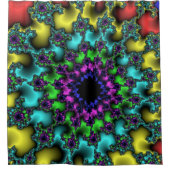 Gesälltes Auge Duschvorhang (Vorderseite)