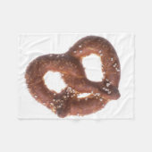 Gesalzene Brezel Fleecedecke (Vorderseite (Horizontal))